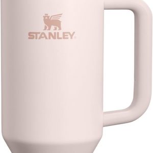 Stanley Quencher H2.0 Tumbler with Handle and Straw 30 oz | Flowstate 3-Position Lid | Cup Holder Compatible for Travel | Insulated Stainless Steel Cup | BPA-Free | Cherry Blossom