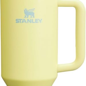 Stanley Quencher H2.0 Tumbler with Handle and Straw 30 oz | Flowstate 3-Position Lid | Cup Holder Compatible for Travel | Insulated Stainless Steel Cup | BPA-Free | Cherry Blossom