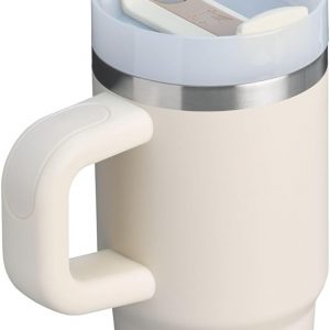 Stanley Quencher H2.0 Tumbler with Handle and Straw 30 oz | Flowstate 3-Position Lid | Cup Holder Compatible for Travel | Insulated Stainless Steel Cup | BPA-Free | Cherry Blossom