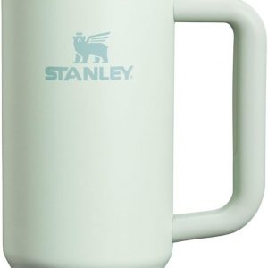 Stanley Quencher H2.0 Tumbler with Handle and Straw 30 oz | Flowstate 3-Position Lid | Cup Holder Compatible for Travel | Insulated Stainless Steel Cup | BPA-Free | Cherry Blossom