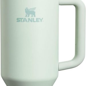 Stanley Quencher H2.0 Tumbler with Handle and Straw 30 oz | Flowstate 3-Position Lid | Cup Holder Compatible for Travel | Insulated Stainless Steel Cup | BPA-Free | Cherry Blossom