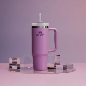 Stanley Quencher H2.0 Tumbler with Handle and Straw 30 oz | Flowstate 3-Position Lid | Cup Holder Compatible for Travel | Insulated Stainless Steel Cup | BPA-Free | Cherry Blossom