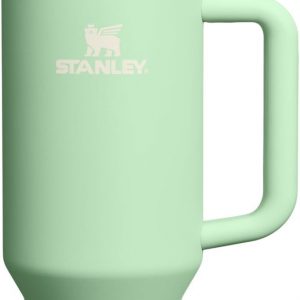 Stanley Quencher H2.0 Tumbler with Handle and Straw 30 oz | Flowstate 3-Position Lid | Cup Holder Compatible for Travel | Insulated Stainless Steel Cup | BPA-Free | Cherry Blossom