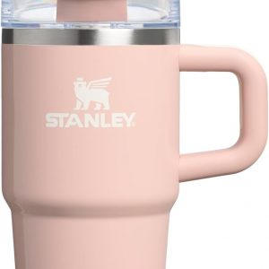 Stanley Quencher H2.0 Tumbler with Handle and Straw 30 oz | Flowstate 3-Position Lid | Cup Holder Compatible for Travel | Insulated Stainless Steel Cup | BPA-Free | Cherry Blossom