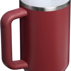 Stanley Quencher H2.0 Tumbler with Handle and Straw 30 oz | Flowstate 3-Position Lid | Cup Holder Compatible for Travel | Insulated Stainless Steel Cup | BPA-Free | Cherry Blossom