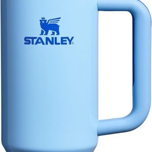 Stanley Quencher H2.0 Tumbler with Handle and Straw 30 oz | Flowstate 3-Position Lid | Cup Holder Compatible for Travel | Insulated Stainless Steel Cup | BPA-Free | Cherry Blossom