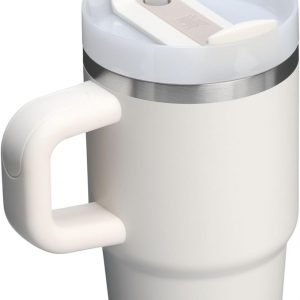 Stanley Quencher H2.0 Tumbler with Handle and Straw 30 oz | Flowstate 3-Position Lid | Cup Holder Compatible for Travel | Insulated Stainless Steel Cup | BPA-Free | Cherry Blossom