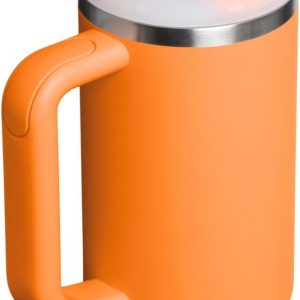 Stanley Quencher H2.0 Tumbler with Handle and Straw 30 oz | Flowstate 3-Position Lid | Cup Holder Compatible for Travel | Insulated Stainless Steel Cup | BPA-Free | Cherry Blossom