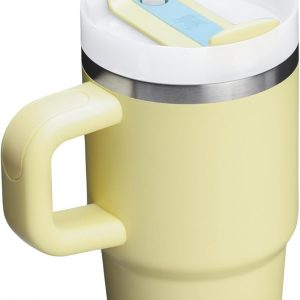 Stanley Quencher H2.0 Tumbler with Handle and Straw 30 oz | Flowstate 3-Position Lid | Cup Holder Compatible for Travel | Insulated Stainless Steel Cup | BPA-Free | Cherry Blossom