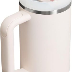 Stanley Quencher H2.0 Tumbler with Handle and Straw 30 oz | Flowstate 3-Position Lid | Cup Holder Compatible for Travel | Insulated Stainless Steel Cup | BPA-Free | Cherry Blossom
