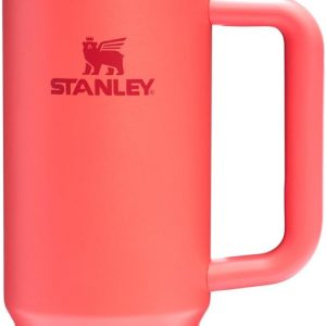 Stanley Quencher H2.0 Tumbler with Handle and Straw 30 oz | Flowstate 3-Position Lid | Cup Holder Compatible for Travel | Insulated Stainless Steel Cup | BPA-Free | Cherry Blossom