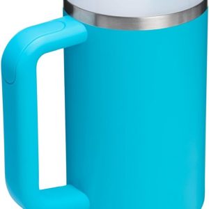 Stanley Quencher H2.0 Tumbler with Handle and Straw 30 oz | Flowstate 3-Position Lid | Cup Holder Compatible for Travel | Insulated Stainless Steel Cup | BPA-Free | Cherry Blossom