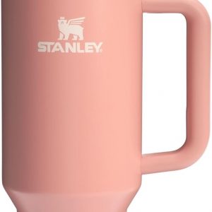 Stanley Quencher H2.0 Tumbler with Handle and Straw 30 oz | Flowstate 3-Position Lid | Cup Holder Compatible for Travel | Insulated Stainless Steel Cup | BPA-Free | Cherry Blossom