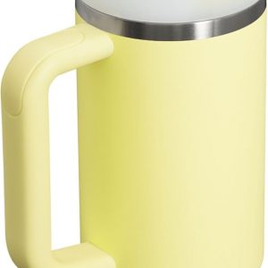 Stanley Quencher H2.0 Tumbler with Handle and Straw 30 oz | Flowstate 3-Position Lid | Cup Holder Compatible for Travel | Insulated Stainless Steel Cup | BPA-Free | Cherry Blossom