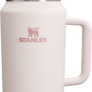 Stanley Quencher H2.0 Tumbler with Handle and Straw 30 oz | Flowstate 3-Position Lid | Cup Holder Compatible for Travel | Insulated Stainless Steel Cup | BPA-Free | Cherry Blossom