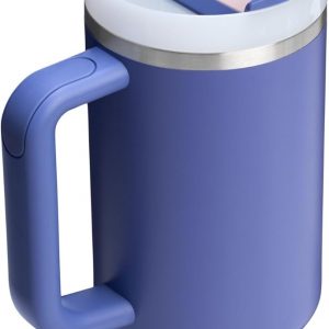 Stanley Quencher H2.0 Tumbler with Handle and Straw 30 oz | Flowstate 3-Position Lid | Cup Holder Compatible for Travel | Insulated Stainless Steel Cup | BPA-Free | Cherry Blossom
