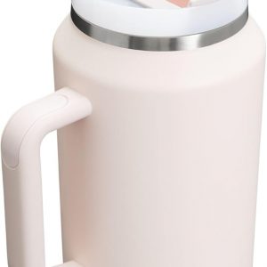 Stanley Quencher H2.0 Tumbler with Handle and Straw 30 oz | Flowstate 3-Position Lid | Cup Holder Compatible for Travel | Insulated Stainless Steel Cup | BPA-Free | Cherry Blossom