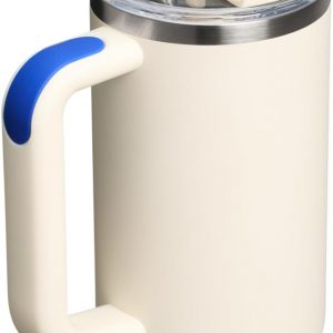 Stanley Quencher H2.0 Tumbler with Handle and Straw 30 oz | Flowstate 3-Position Lid | Cup Holder Compatible for Travel | Insulated Stainless Steel Cup | BPA-Free | Cherry Blossom