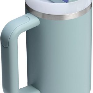 Stanley Quencher H2.0 Tumbler with Handle and Straw 30 oz | Flowstate 3-Position Lid | Cup Holder Compatible for Travel | Insulated Stainless Steel Cup | BPA-Free | Cherry Blossom