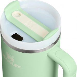 Stanley Quencher H2.0 Tumbler with Handle and Straw 30 oz | Flowstate 3-Position Lid | Cup Holder Compatible for Travel | Insulated Stainless Steel Cup | BPA-Free | Cherry Blossom
