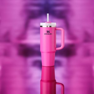 Stanley Quencher H2.0 Tumbler with Handle and Straw 30 oz | Flowstate 3-Position Lid | Cup Holder Compatible for Travel | Insulated Stainless Steel Cup | BPA-Free | Cherry Blossom