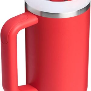 Stanley Quencher H2.0 Tumbler with Handle and Straw 30 oz | Flowstate 3-Position Lid | Cup Holder Compatible for Travel | Insulated Stainless Steel Cup | BPA-Free | Cherry Blossom