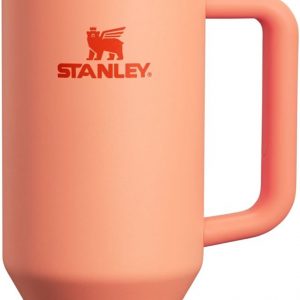 Stanley Quencher H2.0 Tumbler with Handle and Straw 30 oz | Flowstate 3-Position Lid | Cup Holder Compatible for Travel | Insulated Stainless Steel Cup | BPA-Free | Cherry Blossom