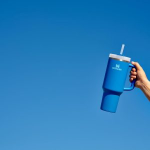 Stanley Quencher H2.0 Tumbler with Handle and Straw 30 oz | Flowstate 3-Position Lid | Cup Holder Compatible for Travel | Insulated Stainless Steel Cup | BPA-Free | Cherry Blossom
