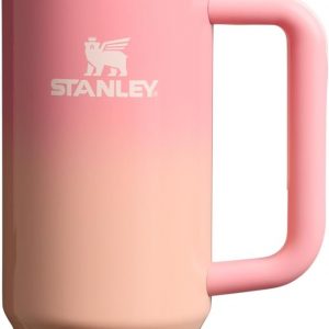 Stanley Quencher H2.0 Tumbler with Handle and Straw 30 oz | Flowstate 3-Position Lid | Cup Holder Compatible for Travel | Insulated Stainless Steel Cup | BPA-Free | Cherry Blossom