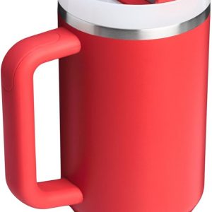 Stanley Quencher H2.0 Tumbler with Handle and Straw 30 oz | Flowstate 3-Position Lid | Cup Holder Compatible for Travel | Insulated Stainless Steel Cup | BPA-Free | Cherry Blossom