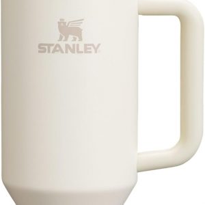 Stanley Quencher H2.0 Tumbler with Handle and Straw 30 oz | Flowstate 3-Position Lid | Cup Holder Compatible for Travel | Insulated Stainless Steel Cup | BPA-Free | Cherry Blossom