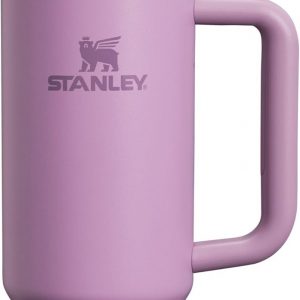 Stanley Quencher H2.0 Tumbler with Handle and Straw 30 oz | Flowstate 3-Position Lid | Cup Holder Compatible for Travel | Insulated Stainless Steel Cup | BPA-Free | Cherry Blossom