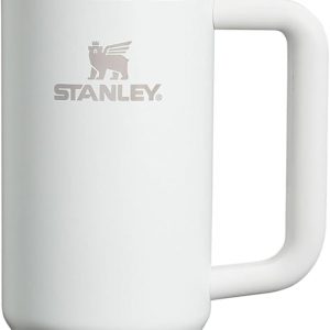 Stanley Quencher H2.0 Tumbler with Handle and Straw 30 oz | Flowstate 3-Position Lid | Cup Holder Compatible for Travel | Insulated Stainless Steel Cup | BPA-Free | Cherry Blossom