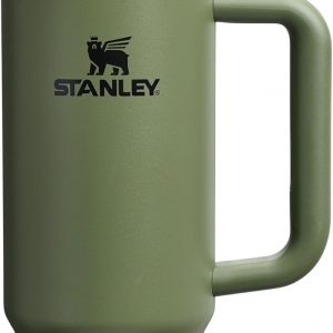 Stanley Quencher H2.0 Tumbler with Handle and Straw 30 oz | Flowstate 3-Position Lid | Cup Holder Compatible for Travel | Insulated Stainless Steel Cup | BPA-Free | Cherry Blossom