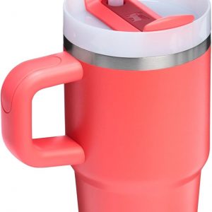 Stanley Quencher H2.0 Tumbler with Handle and Straw 30 oz | Flowstate 3-Position Lid | Cup Holder Compatible for Travel | Insulated Stainless Steel Cup | BPA-Free | Cherry Blossom