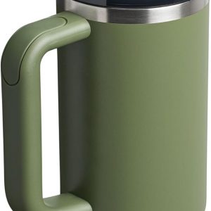 Stanley Quencher H2.0 Tumbler with Handle and Straw 30 oz | Flowstate 3-Position Lid | Cup Holder Compatible for Travel | Insulated Stainless Steel Cup | BPA-Free | Cherry Blossom