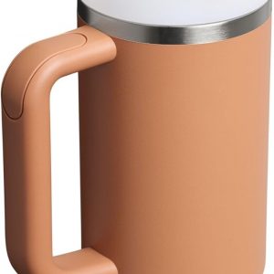 Stanley Quencher H2.0 Tumbler with Handle and Straw 30 oz | Flowstate 3-Position Lid | Cup Holder Compatible for Travel | Insulated Stainless Steel Cup | BPA-Free | Cherry Blossom