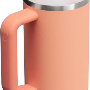Stanley Quencher H2.0 Tumbler with Handle and Straw 30 oz | Flowstate 3-Position Lid | Cup Holder Compatible for Travel | Insulated Stainless Steel Cup | BPA-Free | Cherry Blossom