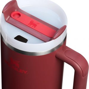 Stanley Quencher H2.0 Tumbler with Handle and Straw 30 oz | Flowstate 3-Position Lid | Cup Holder Compatible for Travel | Insulated Stainless Steel Cup | BPA-Free | Cherry Blossom