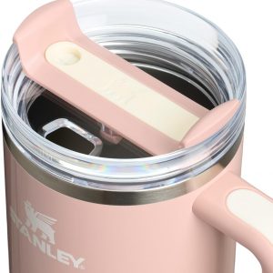 Stanley Quencher H2.0 Tumbler with Handle and Straw 30 oz | Flowstate 3-Position Lid | Cup Holder Compatible for Travel | Insulated Stainless Steel Cup | BPA-Free | Cherry Blossom
