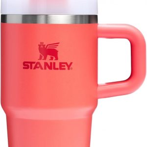 Stanley Quencher H2.0 Tumbler with Handle and Straw 30 oz | Flowstate 3-Position Lid | Cup Holder Compatible for Travel | Insulated Stainless Steel Cup | BPA-Free | Cherry Blossom