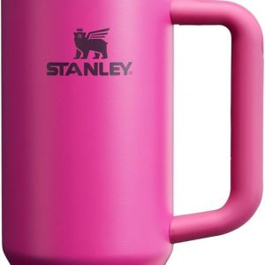 Stanley Quencher H2.0 Tumbler with Handle and Straw 30 oz | Flowstate 3-Position Lid | Cup Holder Compatible for Travel | Insulated Stainless Steel Cup | BPA-Free | Cherry Blossom