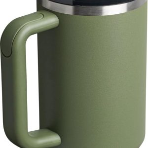 Stanley Quencher H2.0 Tumbler with Handle and Straw 30 oz | Flowstate 3-Position Lid | Cup Holder Compatible for Travel | Insulated Stainless Steel Cup | BPA-Free | Cherry Blossom