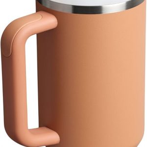 Stanley Quencher H2.0 Tumbler with Handle and Straw 30 oz | Flowstate 3-Position Lid | Cup Holder Compatible for Travel | Insulated Stainless Steel Cup | BPA-Free | Cherry Blossom