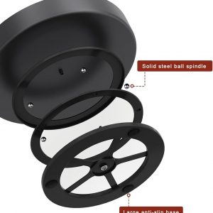 JOUING Plateau Tournant Epices Rangement Epices Cuisine 2 Etages étagère à épices Rotatif Métal Lazy Susan Organisateur pour ArmoireBlanc