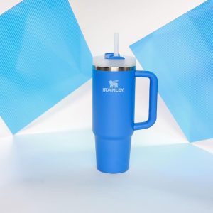 Stanley Quencher H2.0 Tumbler with Handle and Straw 30 oz | Flowstate 3-Position Lid | Cup Holder Compatible for Travel | Insulated Stainless Steel Cup | BPA-Free | Cherry Blossom