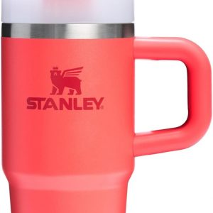 Stanley Quencher H2.0 Tumbler with Handle and Straw 30 oz | Flowstate 3-Position Lid | Cup Holder Compatible for Travel | Insulated Stainless Steel Cup | BPA-Free | Cherry Blossom