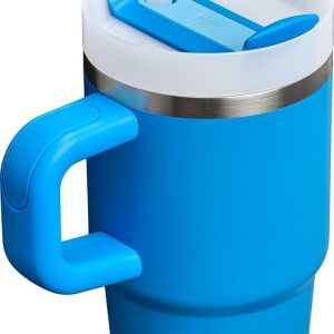 Stanley Quencher H2.0 Tumbler with Handle and Straw 30 oz | Flowstate 3-Position Lid | Cup Holder Compatible for Travel | Insulated Stainless Steel Cup | BPA-Free | Cherry Blossom