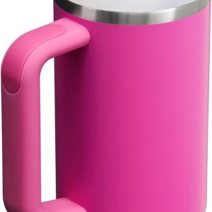 Stanley Quencher H2.0 Tumbler with Handle and Straw 30 oz | Flowstate 3-Position Lid | Cup Holder Compatible for Travel | Insulated Stainless Steel Cup | BPA-Free | Cherry Blossom