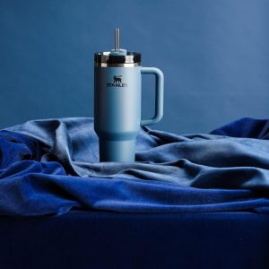 Stanley Quencher H2.0 Tumbler with Handle and Straw 30 oz | Flowstate 3-Position Lid | Cup Holder Compatible for Travel | Insulated Stainless Steel Cup | BPA-Free | Cherry Blossom